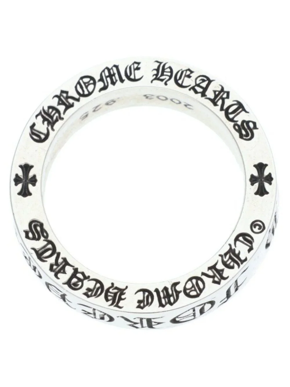 Chrome Hearts Spacer Forever Silver Ring